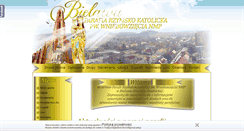 Desktop Screenshot of parafiabielawa.pl