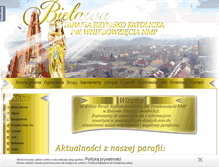 Tablet Screenshot of parafiabielawa.pl